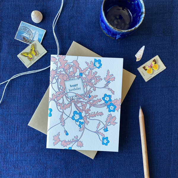 Blue Eyes Birthday Card