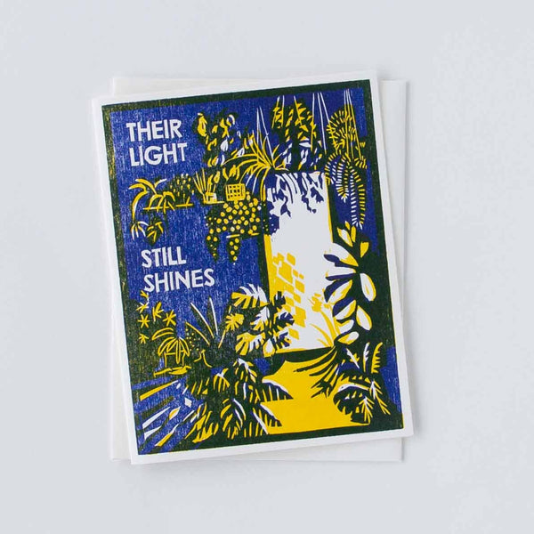 Their Light Still Shines | Single Letterpress Card
