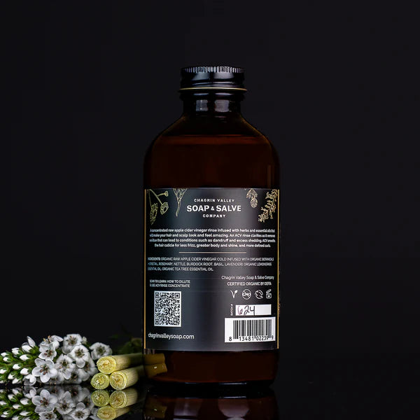 Apple Cider Vinegar Hair Rinse | Lemongrass Tea Tree