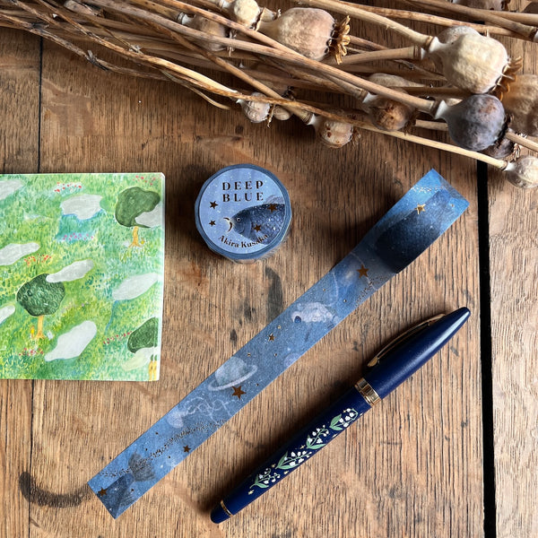 Akira Kusaka Washi Tape - Deep Blue