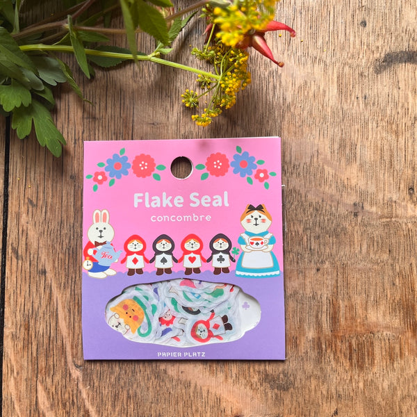Alice in the Land of Flowers Flake Seals