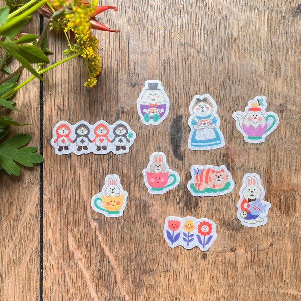 Alice in the Land of Flowers Flake Seals