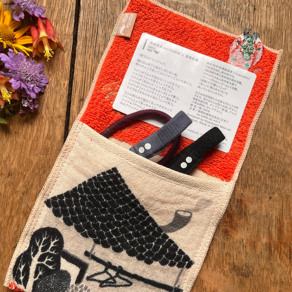 Pouch Handkerchief - Amanojaku Red
