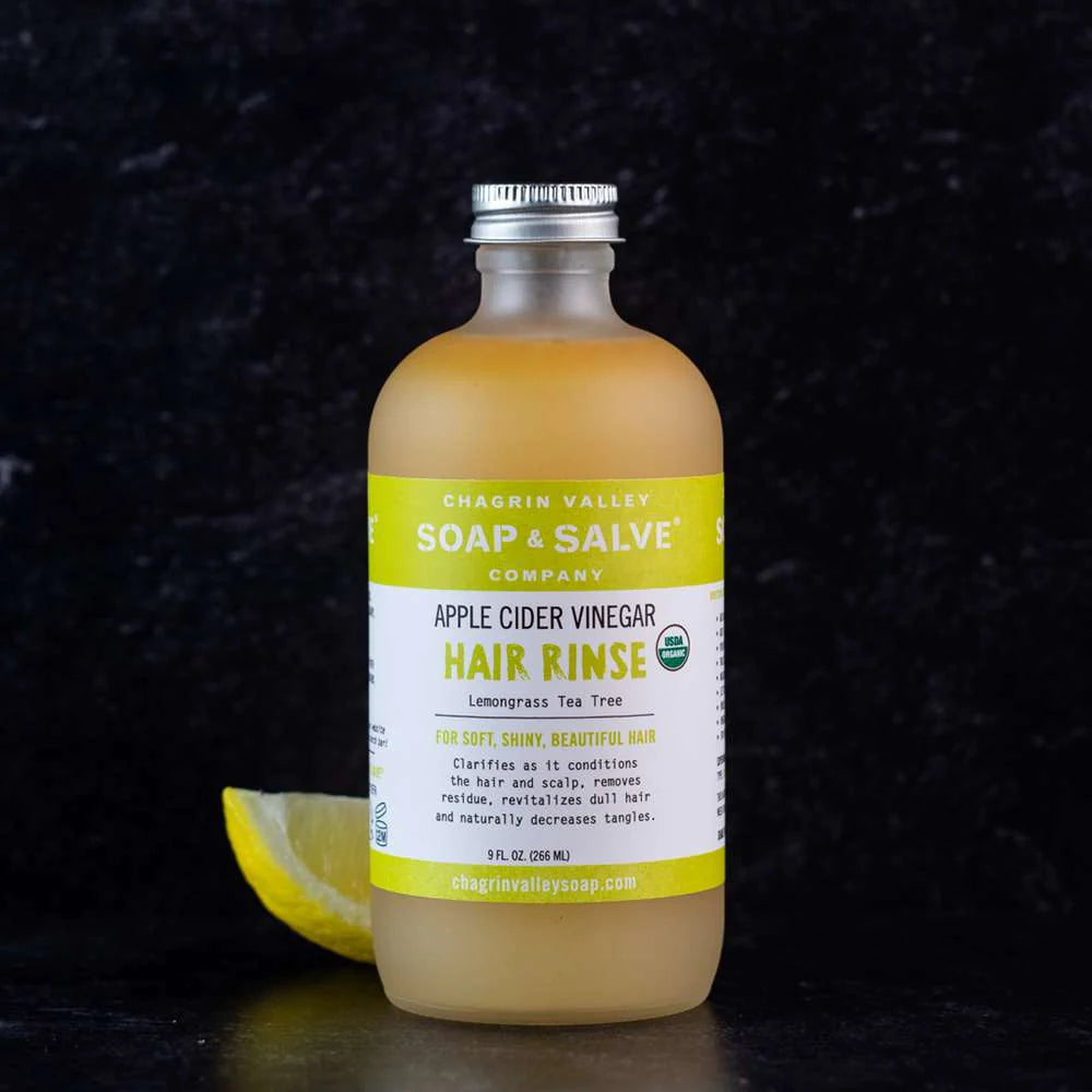 Apple Cider Vinegar Hair Rinse | Lemongrass Tea Tree