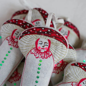 Baby Mushroom | Lavender Scented Ornament