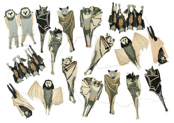 Bat Paper Garland