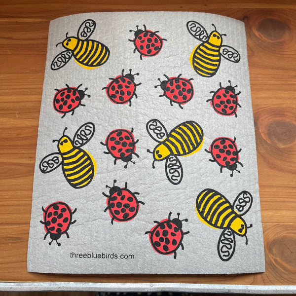 Swedish Dishcloth | Flying Critters Collection