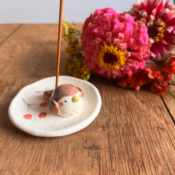Fukuraira Sparrow Incense Holder