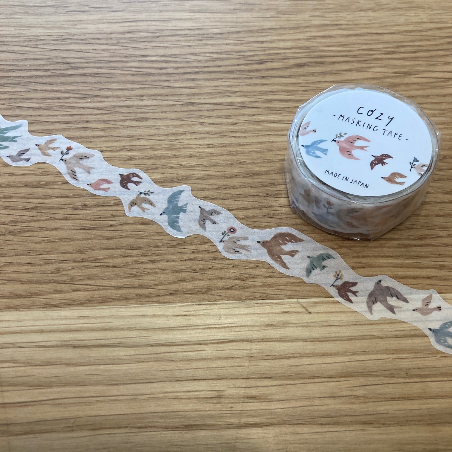 Mind Wave Die Cut Washi Tape - Book Brown