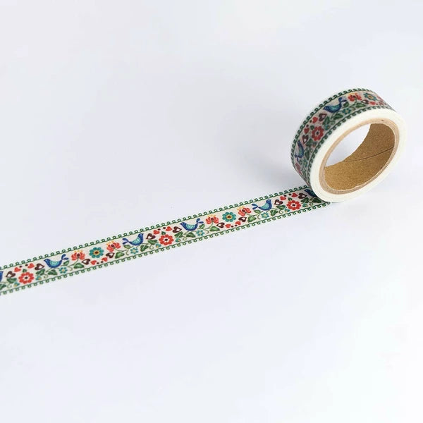 Birdie | Tyrol Embroidery Print Washi Tape