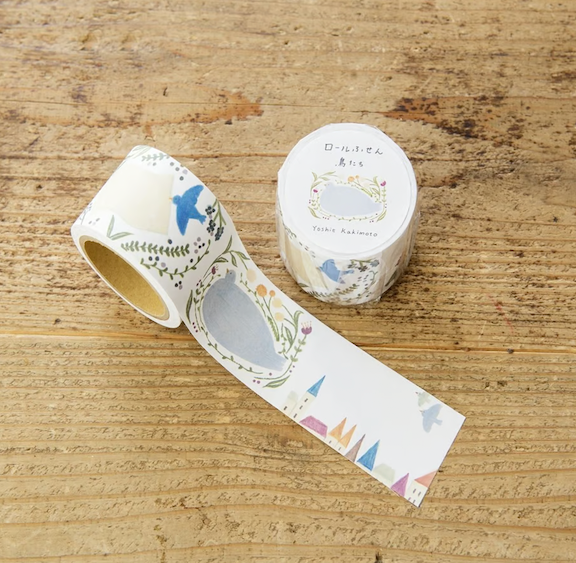 Birds Roll Sticky Notes | Yoshie Kakimoto – Pink Moon Goods