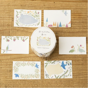Birds Roll Sticky Notes | Yoshie Kakimoto