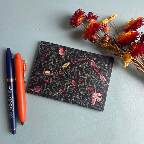 Birds and Nuts Night | Notepad