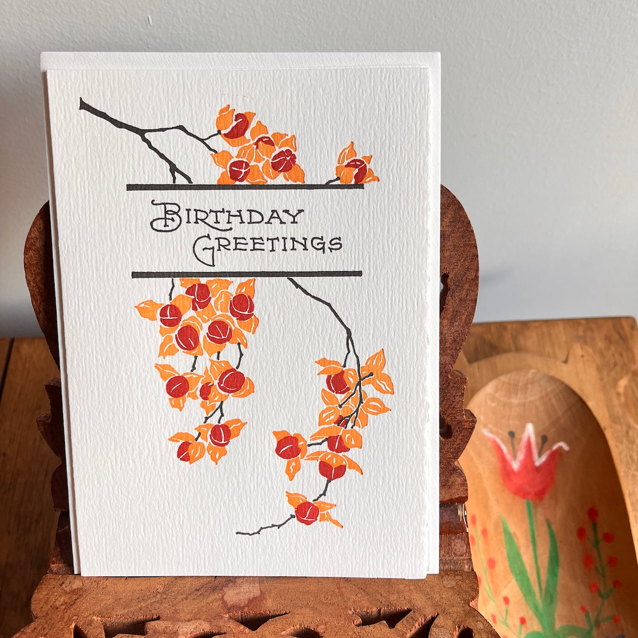 Bittersweet | Letterpress Greeting Card