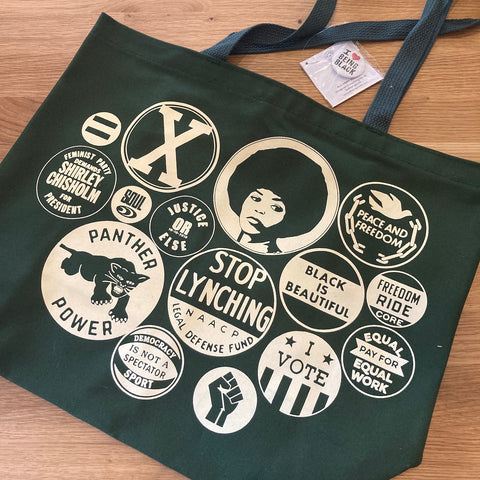 Power Button Tote Bag