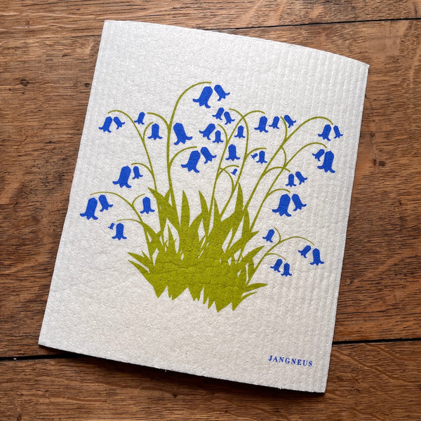 Bluebells, Daisy, Tulips | Swedish Dishcloth
