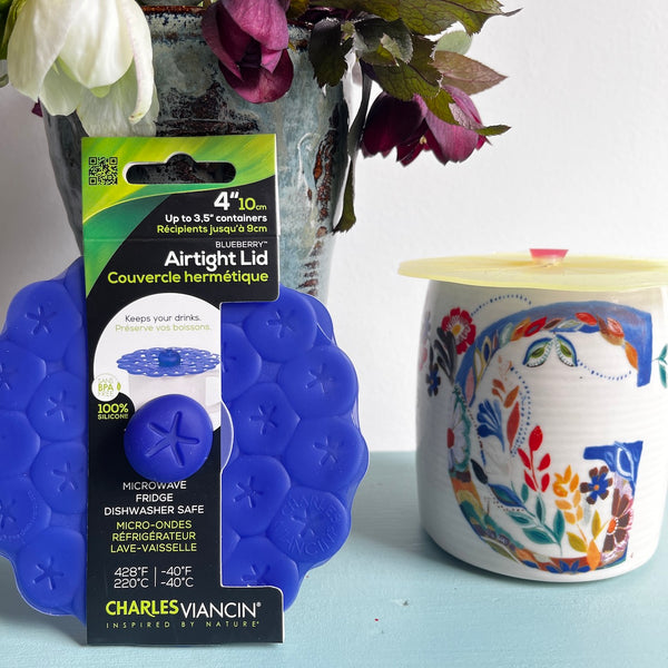 Blueberry Airtight Silicone Lid | Drink Cover