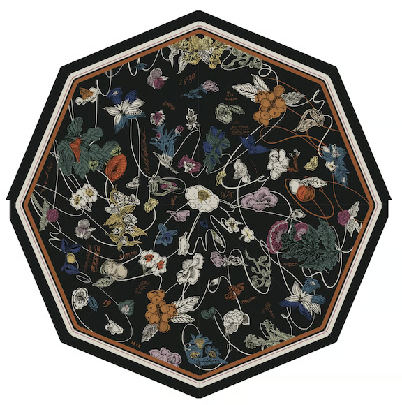 Botanical Print Folding Umbrella | by Aya Inoue