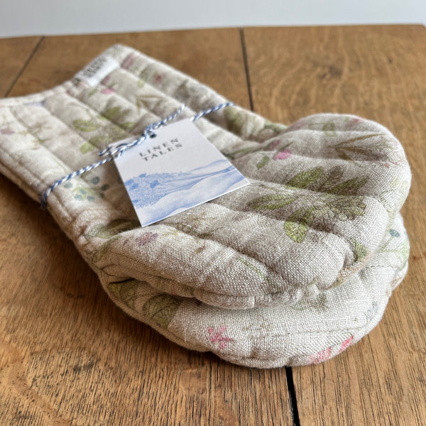 Botany Linen Oven Mitt