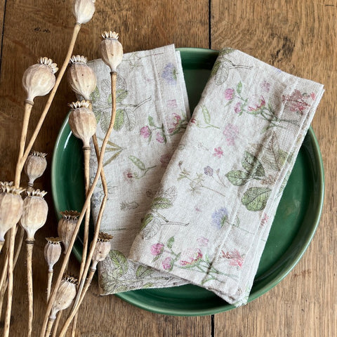 Botany Linen Napkins | Set of 2