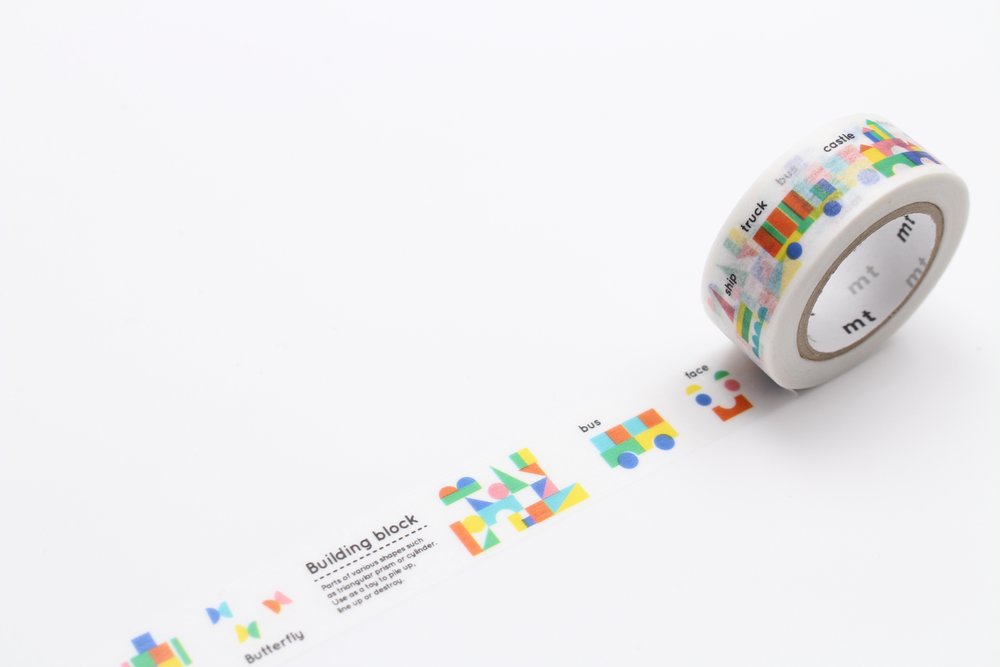 Building Block | MT Washi Tape for Kids – Pink Moon Goods