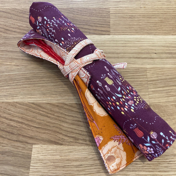Burgundy Meadow Cutlery Wrap