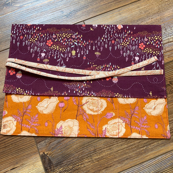 Burgundy Meadow Cutlery Wrap