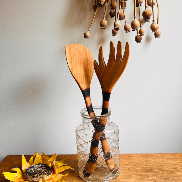Cat Tail Forked Salad Set 13.5"
