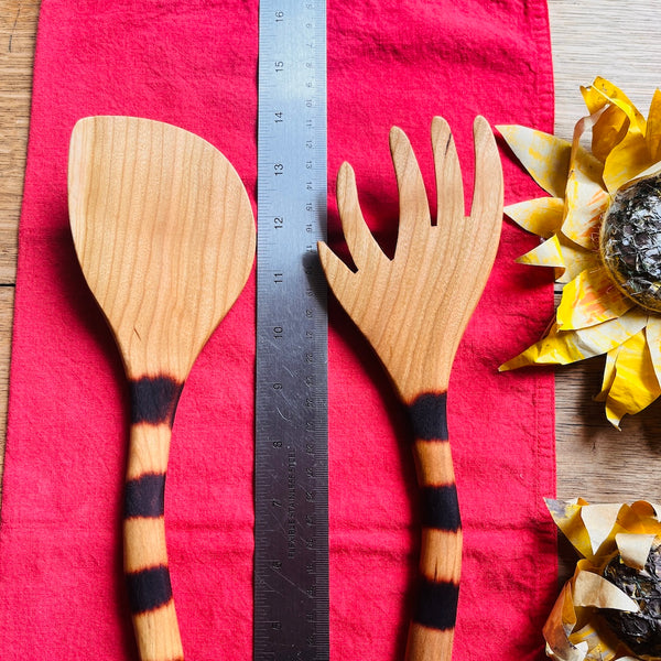 Cat Tail Forked Salad Set 13.5"