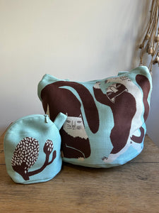 Cat Totebag | Light Blue