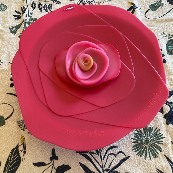 Fuschia Rose Airtight Silicone Lid | 8"