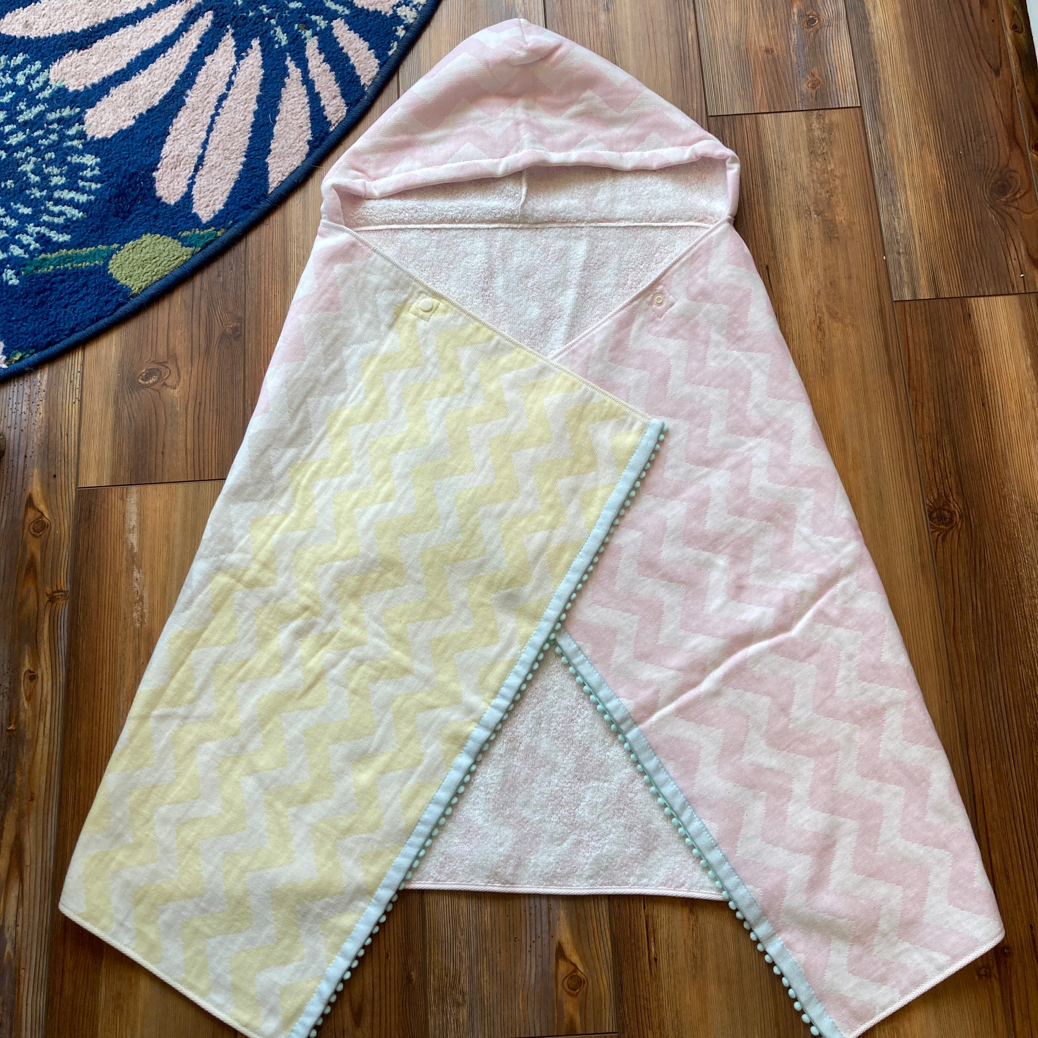 Chevron Swaddle Towel | 100% Cotton