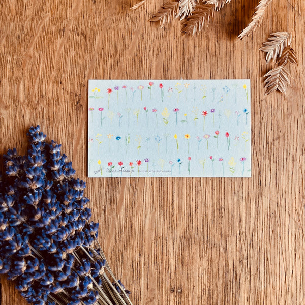 Message Cards | Flower Themed