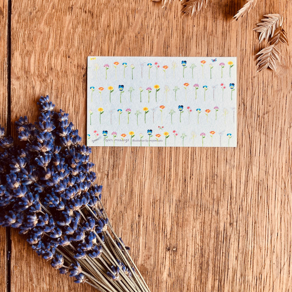 Message Cards | Flower Themed