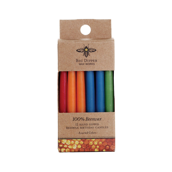 Hand Dipped Beeswax Birthday Candles