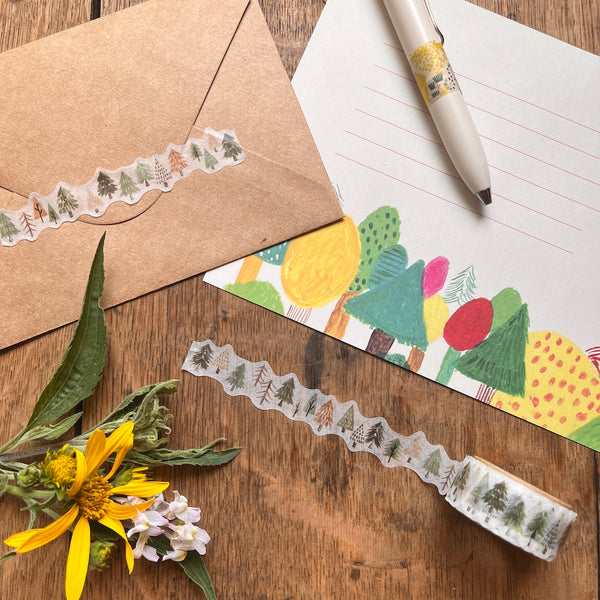 Mind Wave Die Cut Washi Tape - Cozy Forest