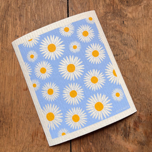 Bluebells, Daisy, Tulips | Swedish Dishcloth