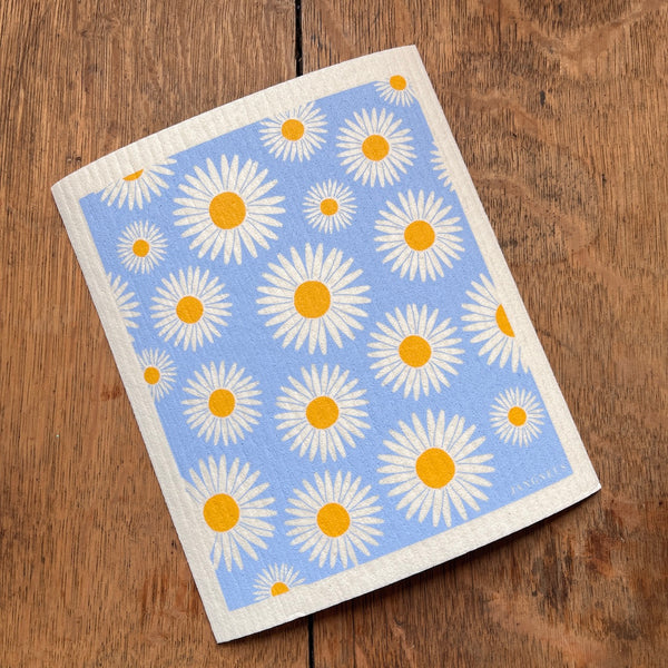 Bluebells, Daisy, Tulips | Swedish Dishcloth