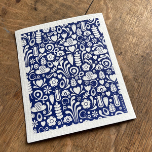 Scandi Bloom & Dala | Swedish Dishcloth