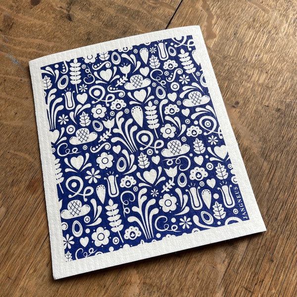 Scandi Bloom & Dala | Swedish Dishcloth