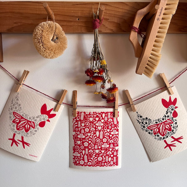 Hen | Swedish Dishcloth