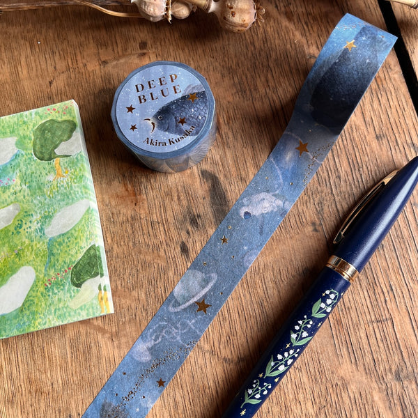 Akira Kusaka Washi Tape - Deep Blue