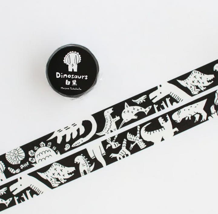Dinosaurs Washi Tape | Masao Takahuta