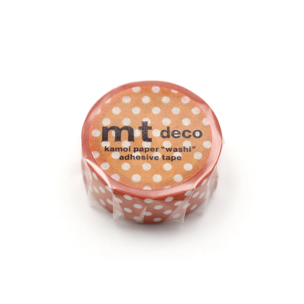 Dot Deep Orange | MT Deco Washi Tape