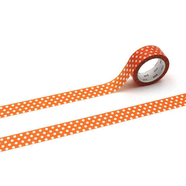 Dot Deep Orange | MT Deco Washi Tape