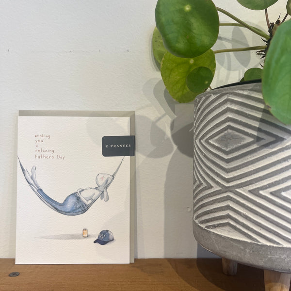 Bunny in Hammock Father's Day | Single Card