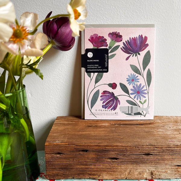 Purple Floral Mother's Day | Single Card