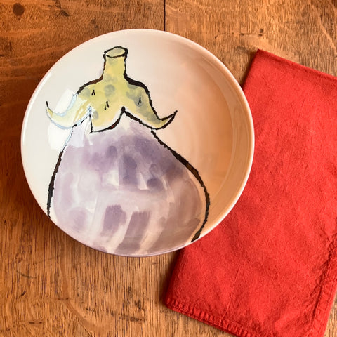 Eggplant | Mino Ware Bowl