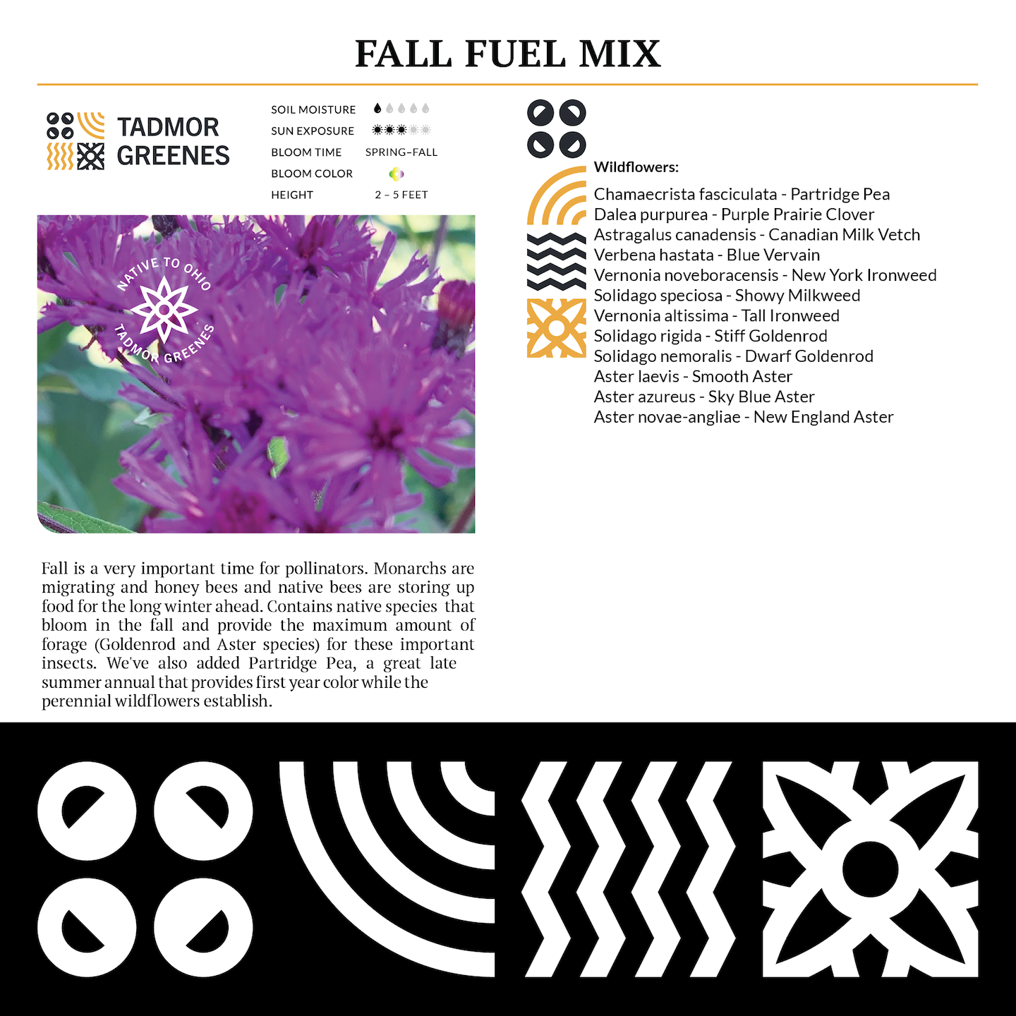 Native Plant Seed Mixes | 1/2 oz Packs