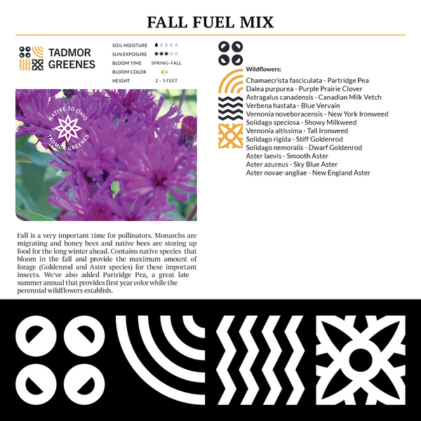 Native Plant Seed Mixes | 1/2 oz Packs